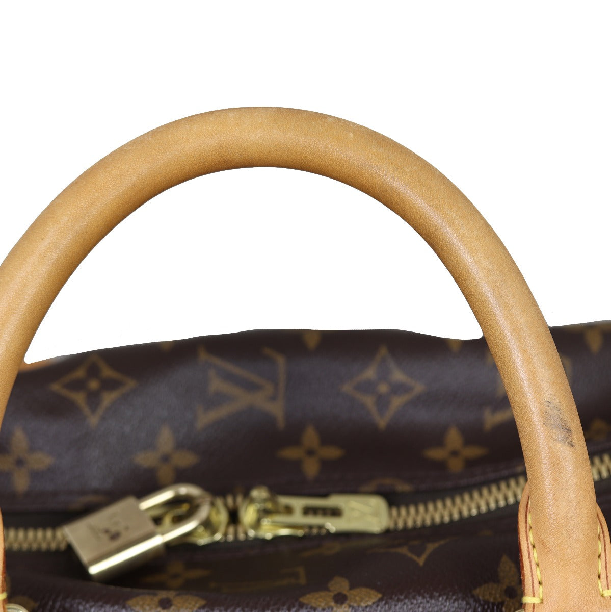 Louis Vuitton Eole 50 Rolling Luggage Bag Monogram Handle wear