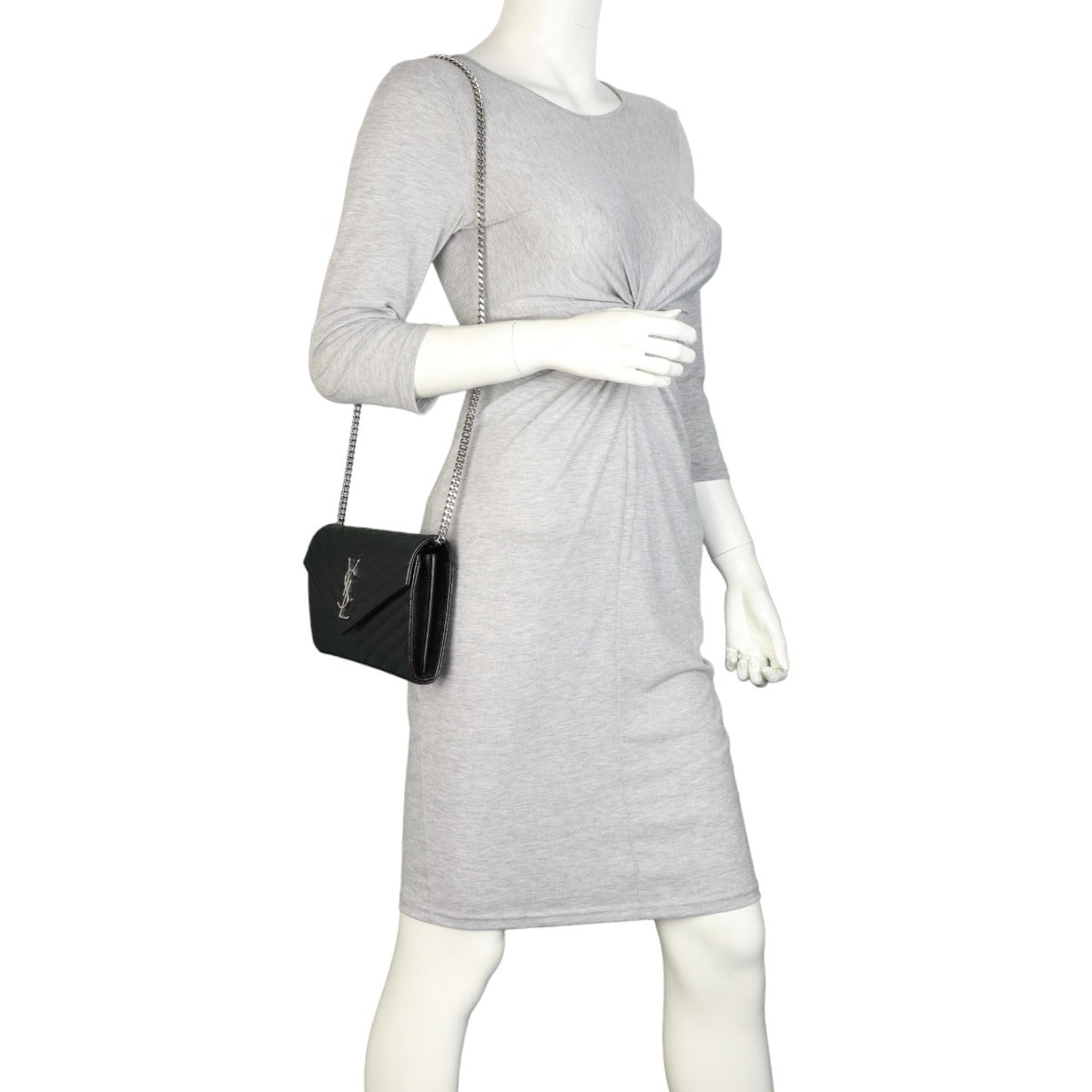 Saint Laurent Cassandre Chain Wallet