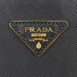Prada Saffiano Lux Galleria Double Zip Tote Mini Logo