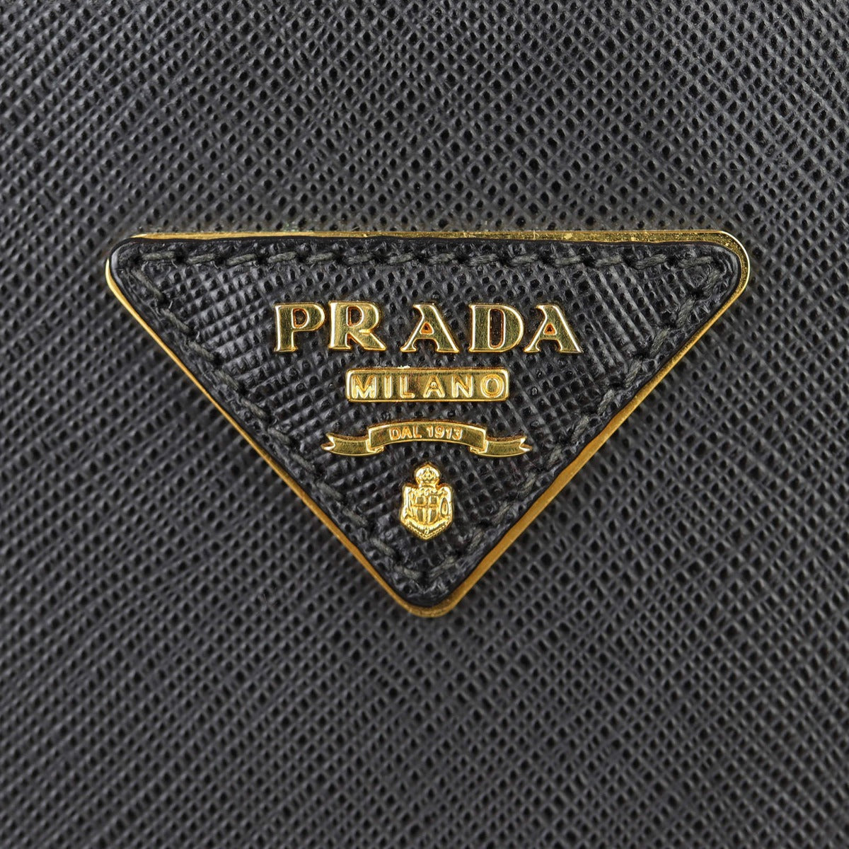 Prada Saffiano Lux Galleria Double Zip Tote Mini Logo