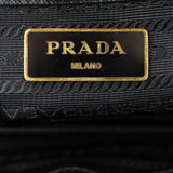 Prada Saffiano Lux Galleria Double Zip Tote Mini Interior Stamp