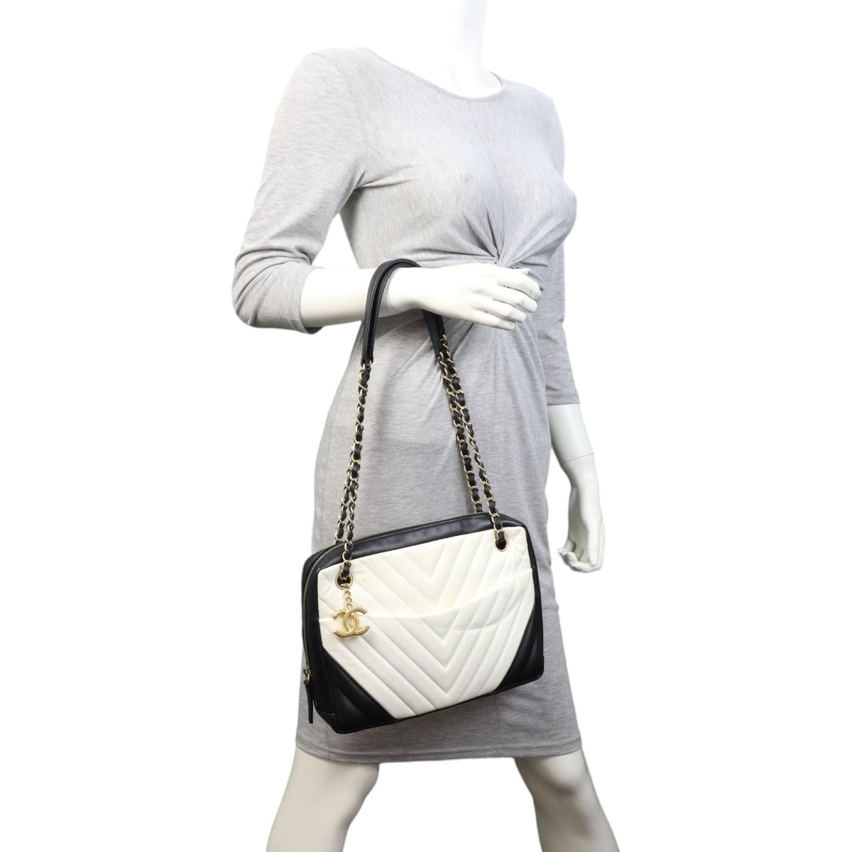 Chanel Chevron Camera Bag