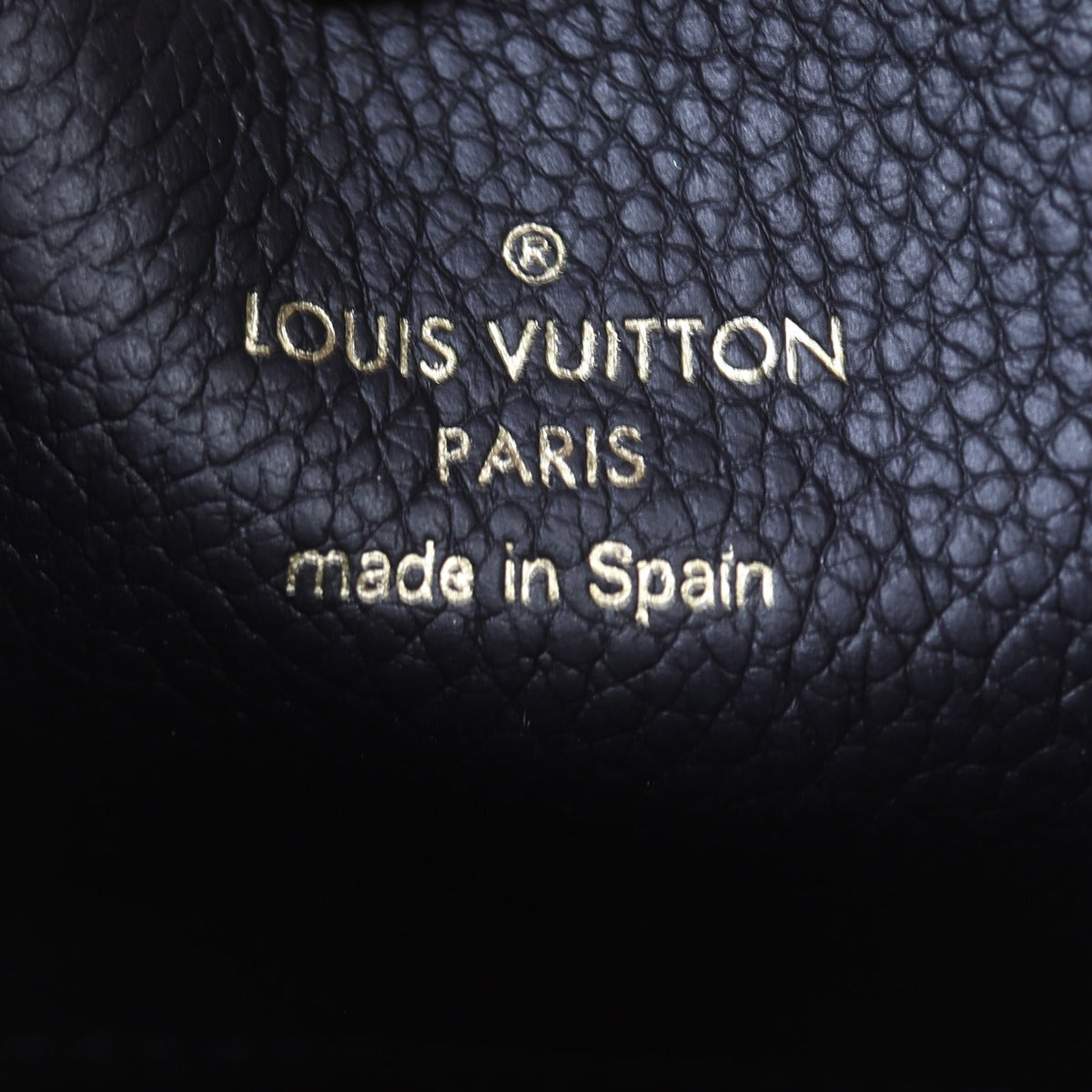 Louis Vuitton Pochette Double Zip Monogram Empreinte Interior Stamp