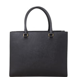 Prada Saffiano Embossed Logo Tote Medium