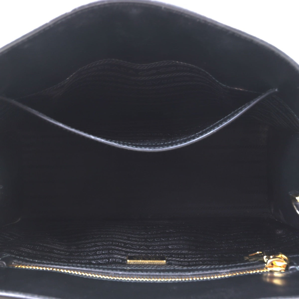 Prada Saffiano Embossed Logo Tote Medium