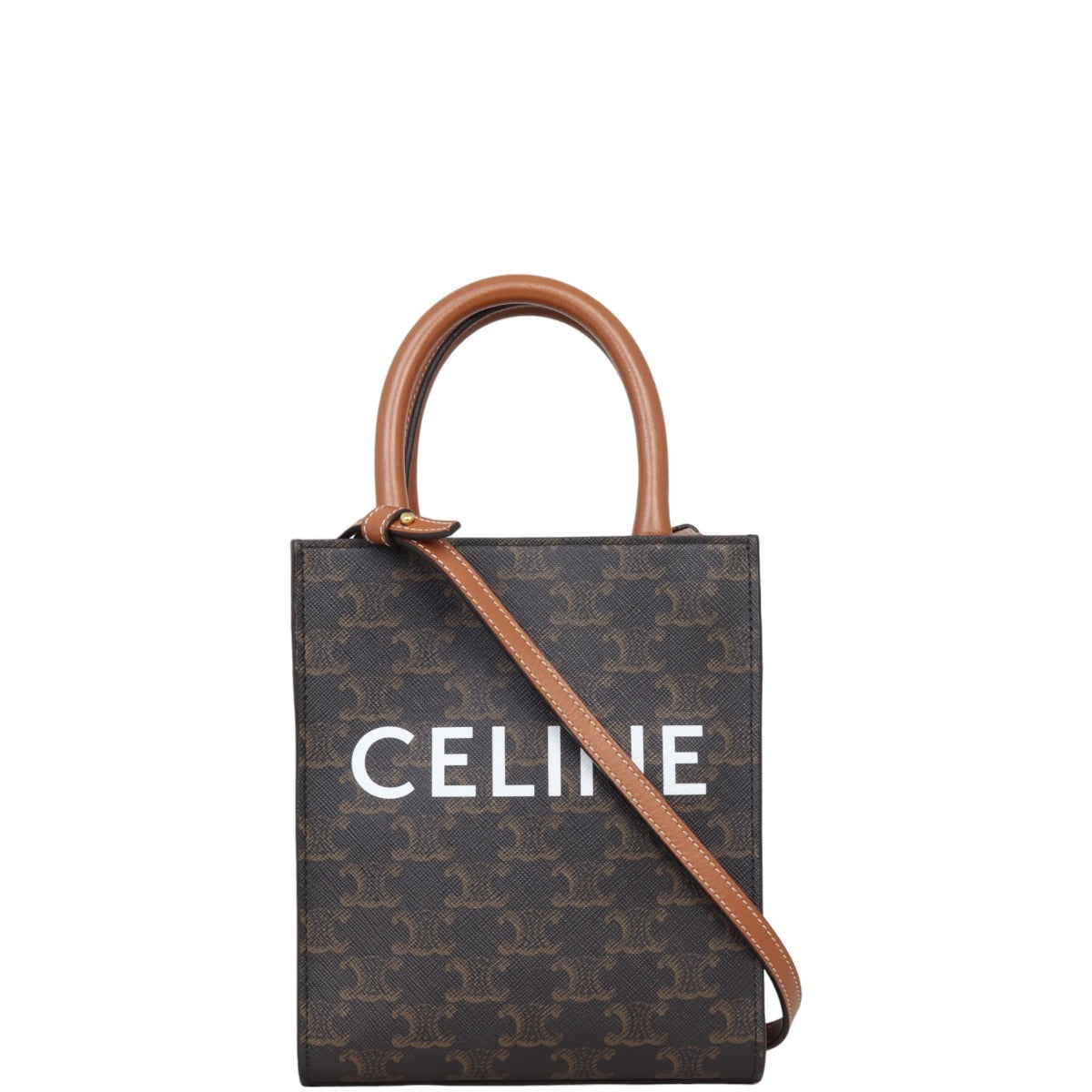 Celine Triomphe Vertical Cabas Tote Mini