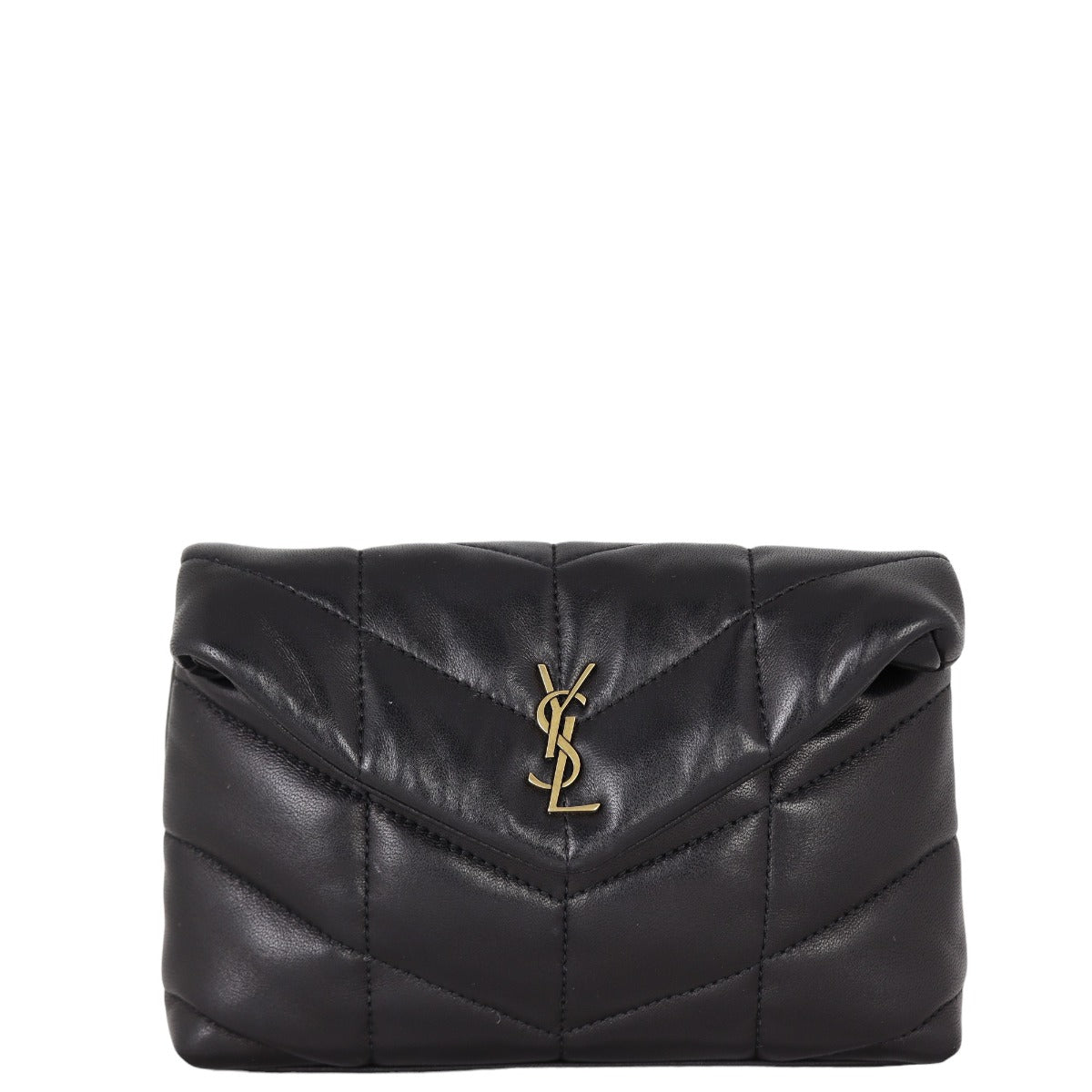 Saint Laurent Puffer Pouch