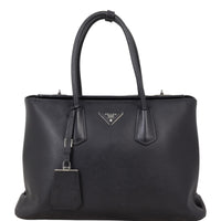 Prada Saffiano Cuir Twist Lock Tote