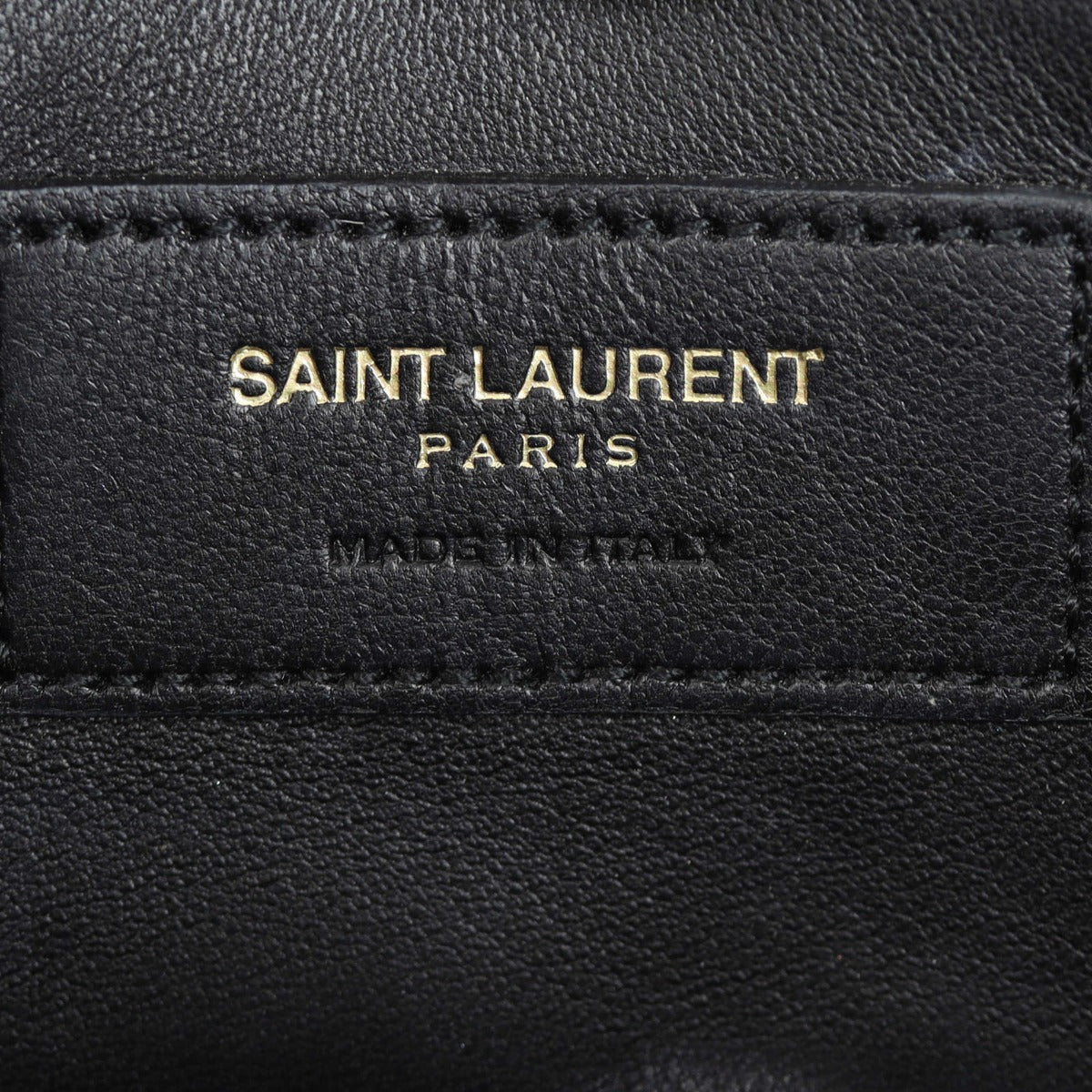 Saint Laurent Monogram Kate Clutch Interior Stamp
