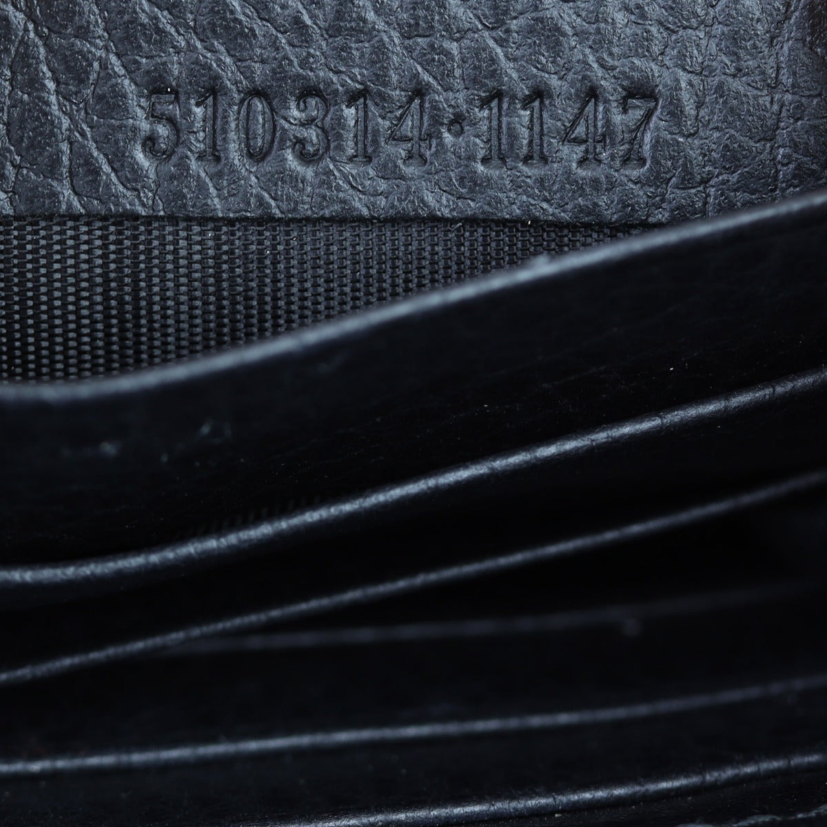 Gucci Interlocking G Wallet on Chain Date Code