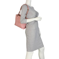 Chanel Petite Shopping Tote |  Light Pink Caviar