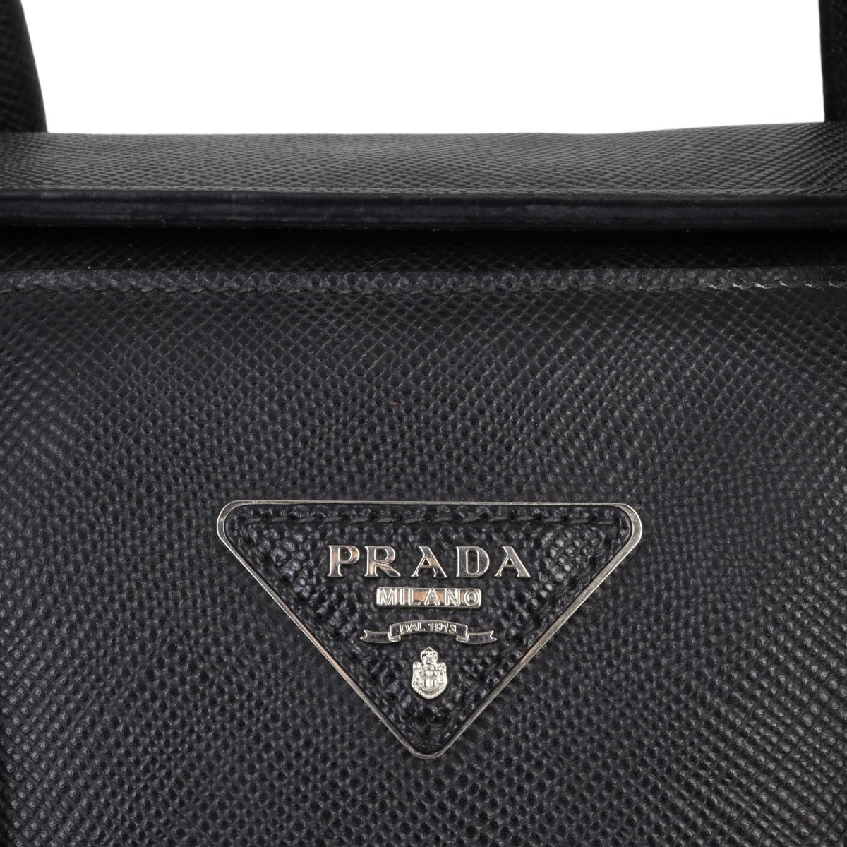 Prada Saffiano Cuir Twist Lock Tote