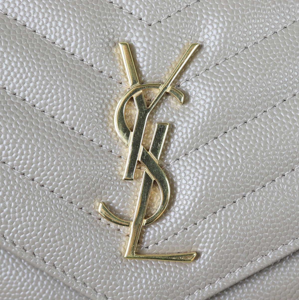 Saint Laurent Cassandre Envelope Chain Wallet Hardware