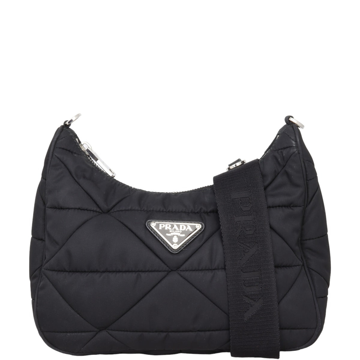 Prada Re-Nylon Patchwork Tessuto Padded Shoulder Bag