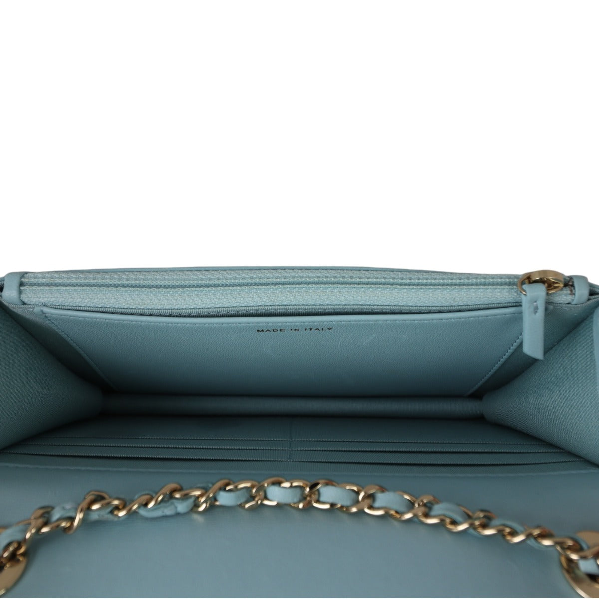 Chanel CC Trendy Wallet on Chain | Baby Blue