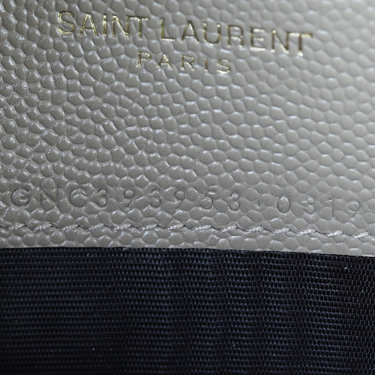 Saint Laurent Cassandre Envelope Chain Wallet Date Code