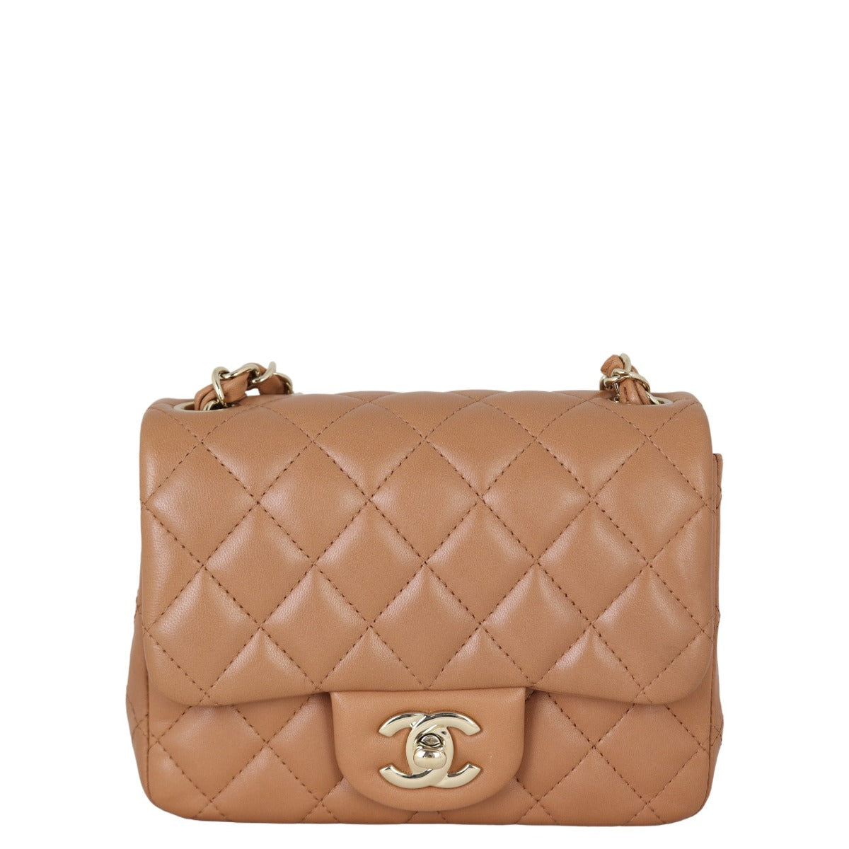 Chanel Classic Flap Mini Square | Caramel