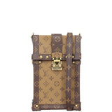 Louis Vuitton Vertical Trunk Pochette Monogram Reverse