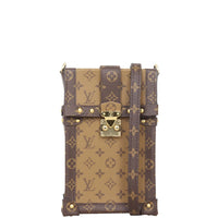 Louis Vuitton Vertical Trunk Pochette Monogram Reverse