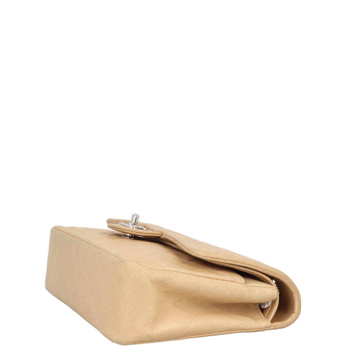 Chanel Classic Double Flap Medium | Beige Vintage