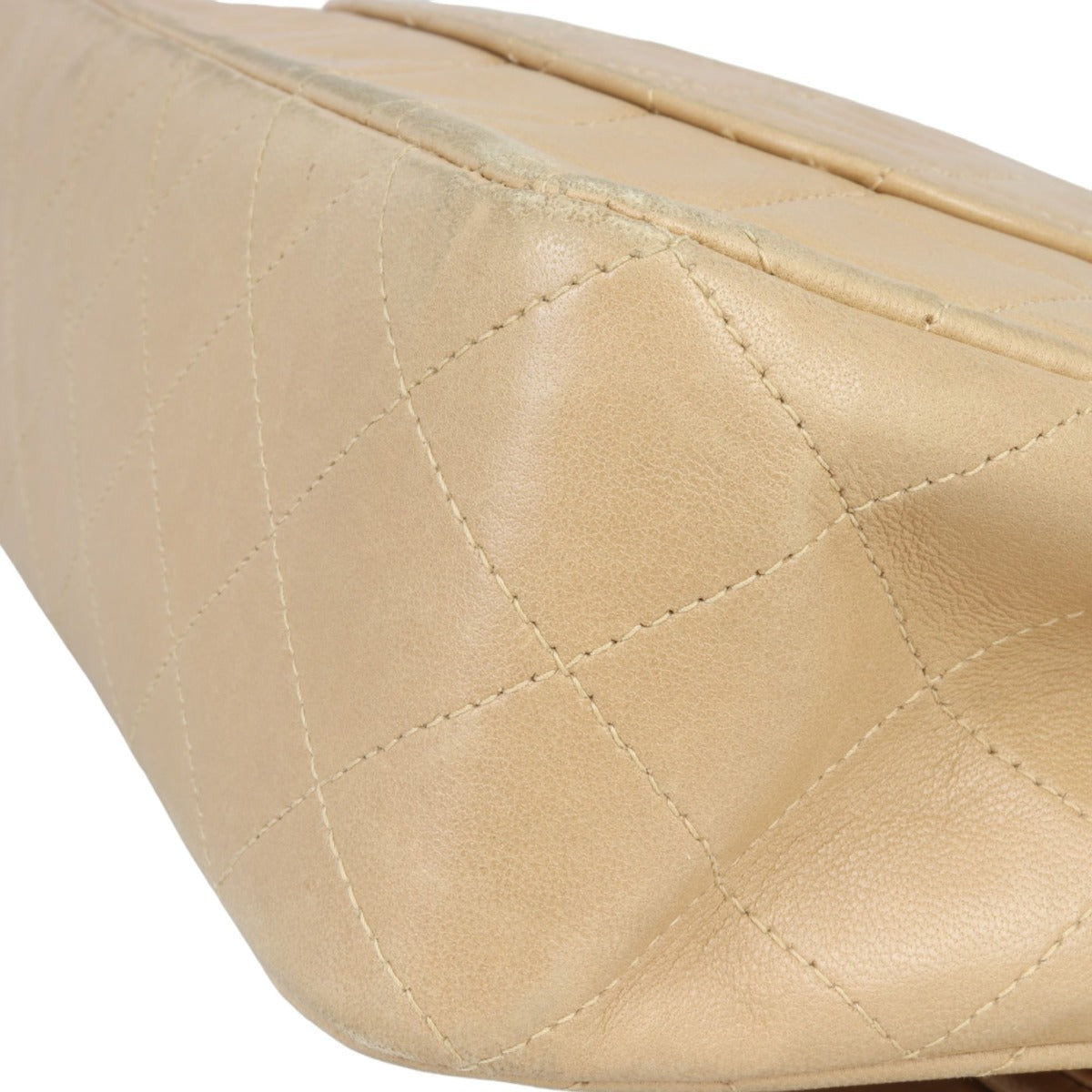 Chanel Classic Double Flap Medium | Beige Vintage