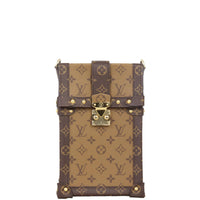 Louis Vuitton Vertical Trunk Pochette Monogram Reverse