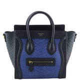 Celine Nano Luggage Tote Python Front