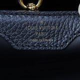 Louis Vuitton Capucines MM (black) Interior Stamp
