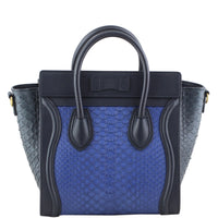 Celine Nano Luggage Tote Python Back
