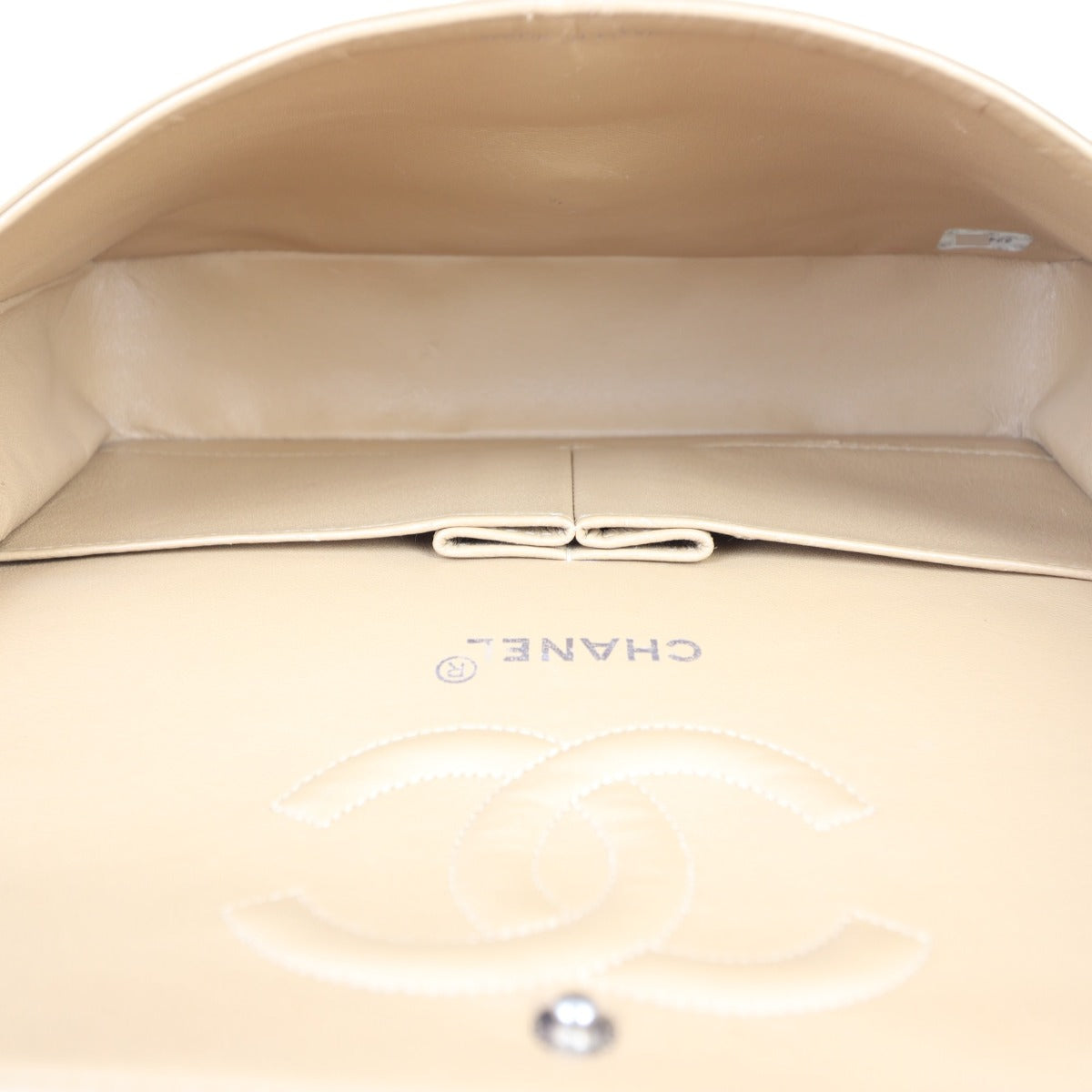 Chanel Classic Double Flap Medium | Beige Vintage