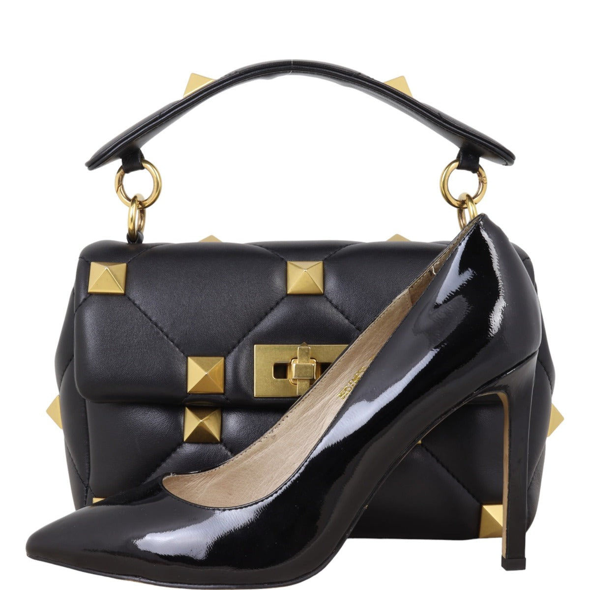 Valentino Roman Stud Shoulder Bag Medium