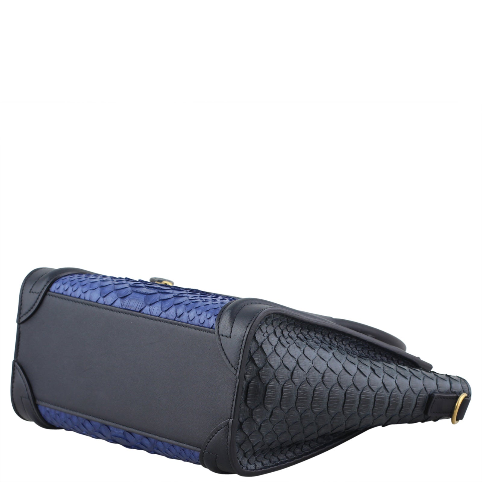 Celine Nano Luggage Tote Python Corner