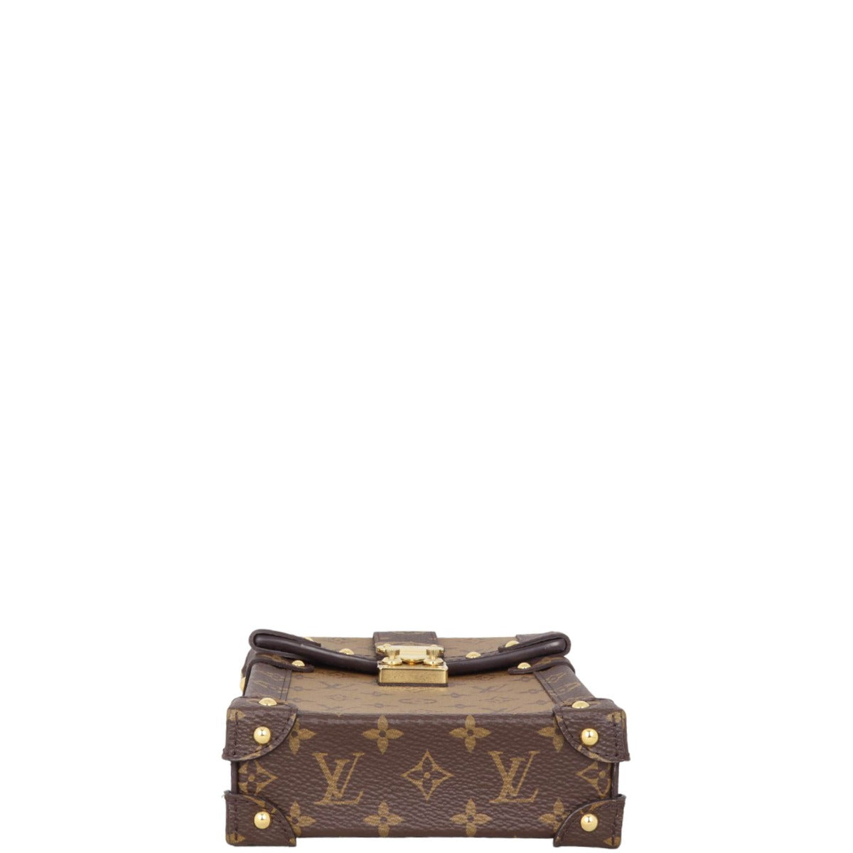 Louis Vuitton Vertical Trunk Pochette Monogram Reverse