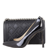 Chanel Boy Old Medium | Black 25 Series