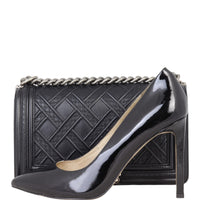 Chanel Boy Old Medium | Black 25 Series