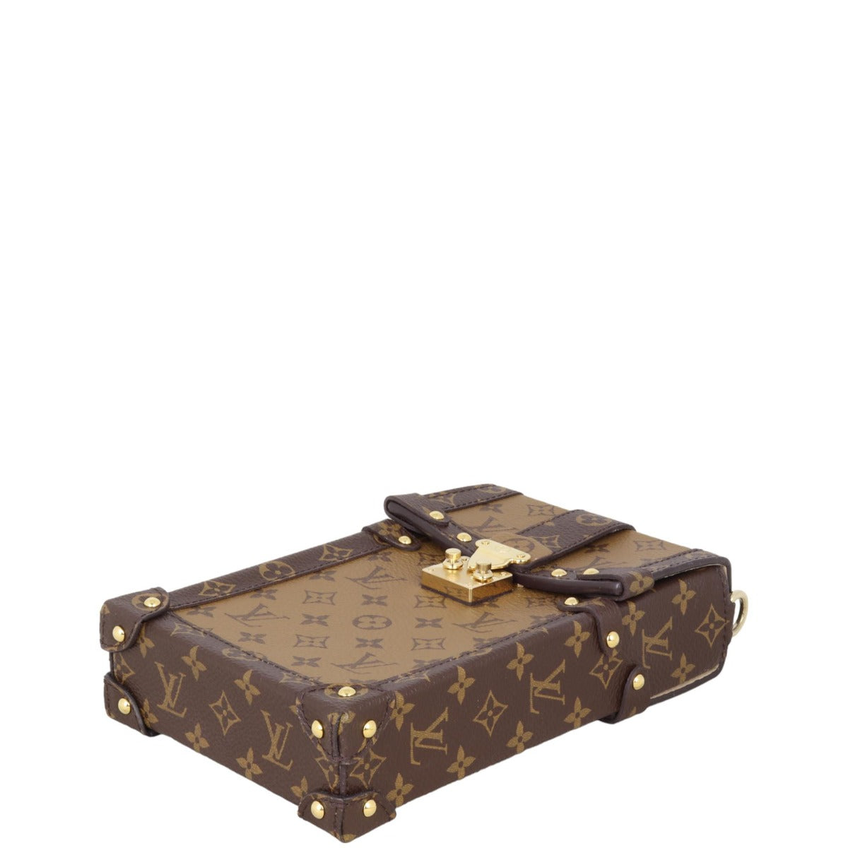 Louis Vuitton Vertical Trunk Pochette Monogram Reverse