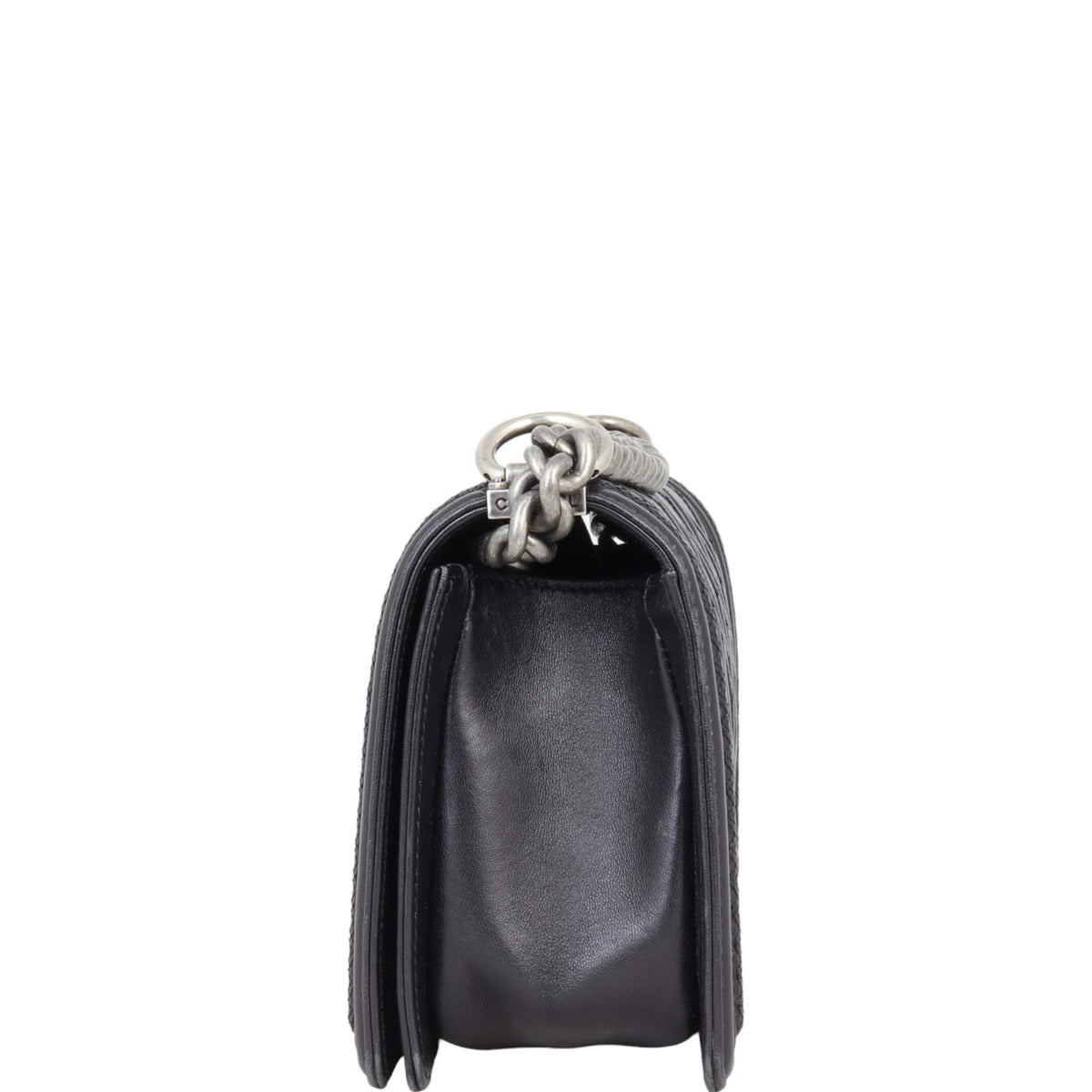 Chanel Boy Old Medium | Black 25 Series