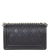 Chanel Boy Old Medium | Black 25 Series