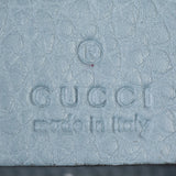 Gucci Bamboo Handle Floral Canvas Tote Interior Stamp