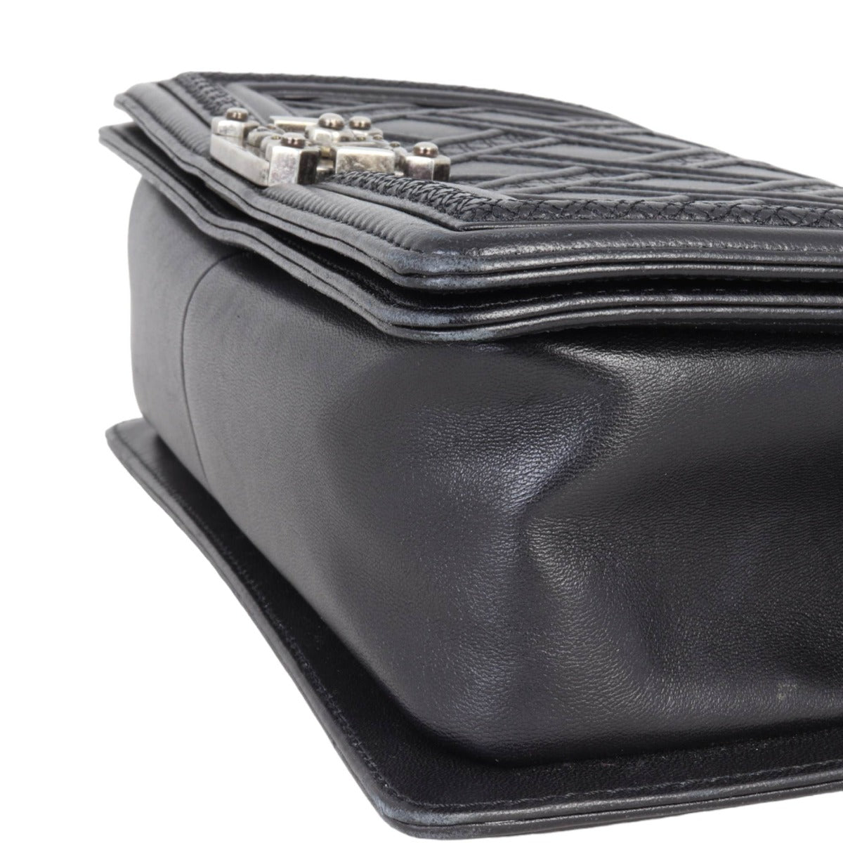 Chanel Boy Old Medium | Black 25 Series