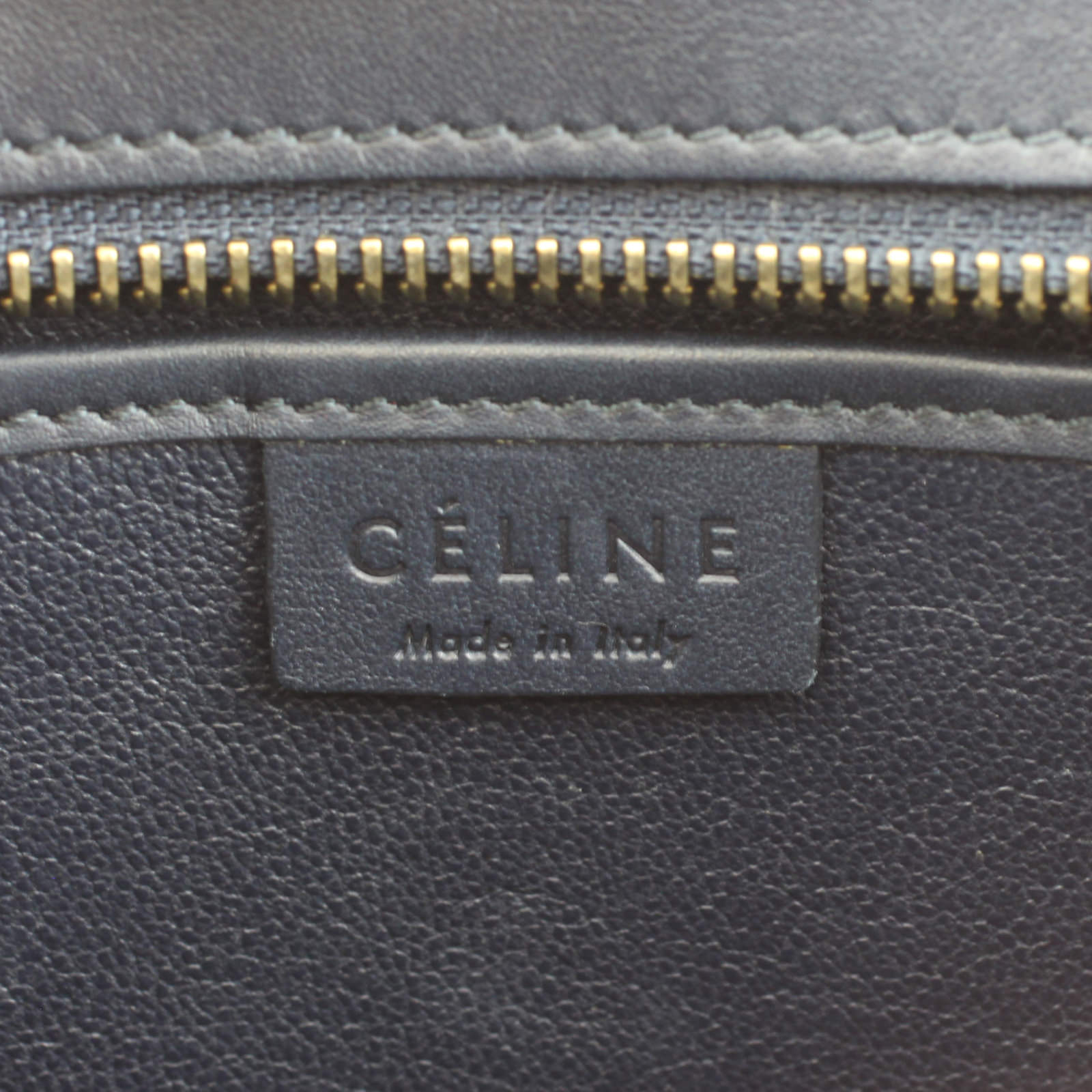 Celine Nano Luggage Tote Python Stamp