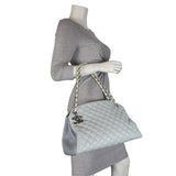 Chanel Mademoiselle Bowler Bag Large | Blue