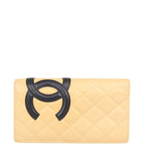 Chanel Ligne Cambon Yen Wallet | Beige