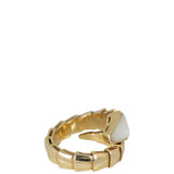 Bvlgari Serpenti Mother of Pearl 18K Yellow Gold Ring