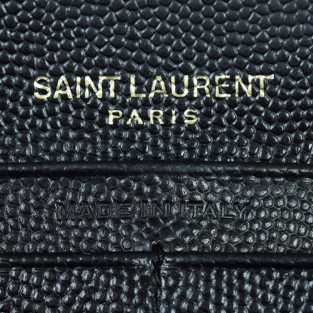 Saint Laurent Cassandre Large Flap Wallet Interior Stamp