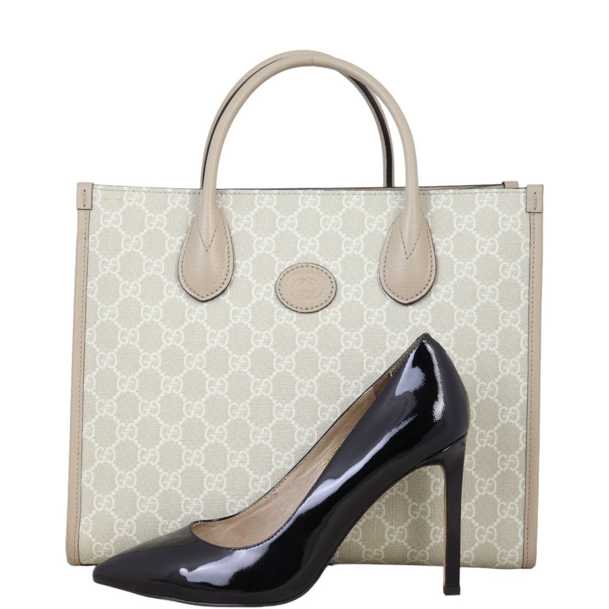 Gucci GG Supreme Interlocking G Tote Small