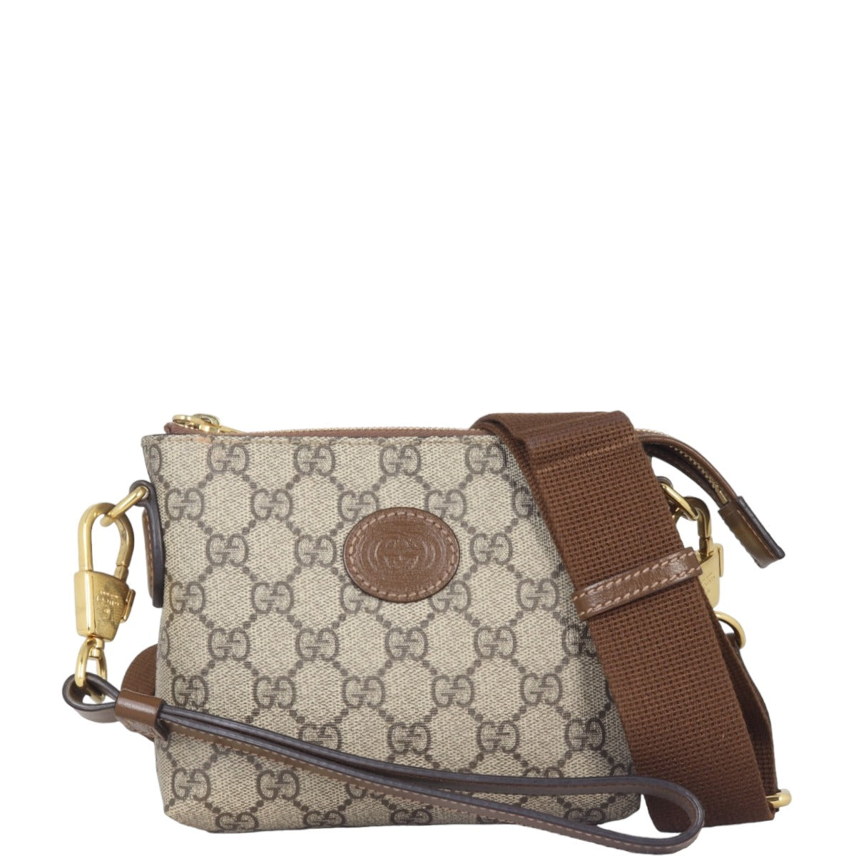 Gucci GG Supreme Interlocking G Messenger Bag