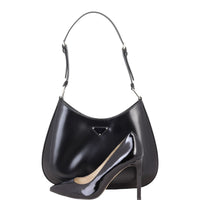 Prada Cleo Shoulder Bag Brushed Leather