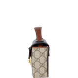 Gucci GG Supreme Padlock Mini Top Handle Shoulder Bag
