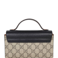 Gucci GG Supreme Padlock Mini Top Handle Shoulder Bag